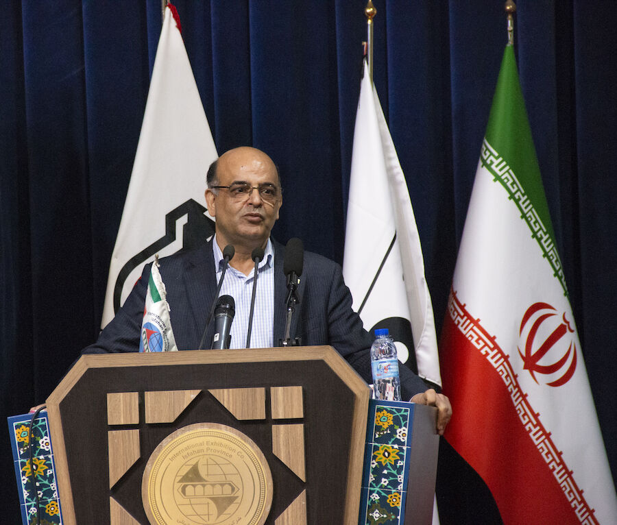 سخنرانی مهندس عظیمیان در مراسم افتتاحیه یازدهمین نمایشگاه متالورژی، فولاد، ریخته گری، ماشین آلات و صنایع وابسته اصفهان