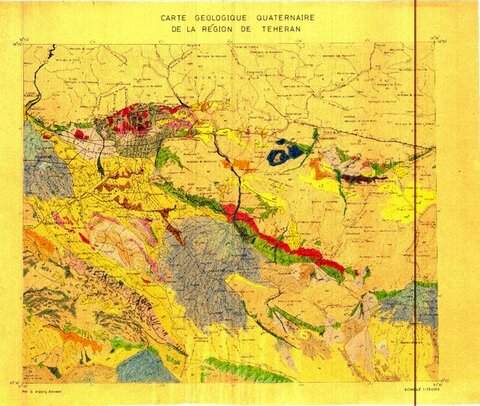 تهیه نخستین نقشه کواترنری در سازمان مخاطرات زمین شناسی و زیست محیطی