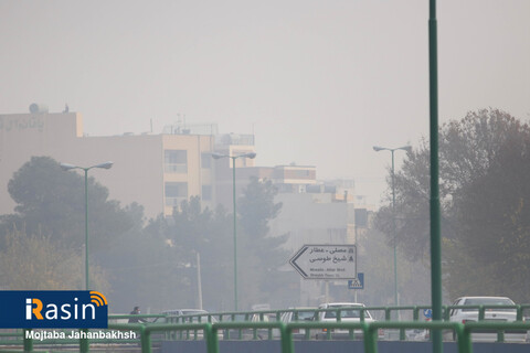 خیزش گرد و خاک در نیمه غربی و نواحی مرکزی کشور