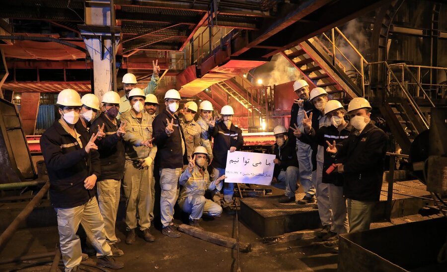 تولید تختال با ضخامت 250 میلی‌متر در ماشین ریخته‌گری شمارۀ 2 فولاد مبارکه 