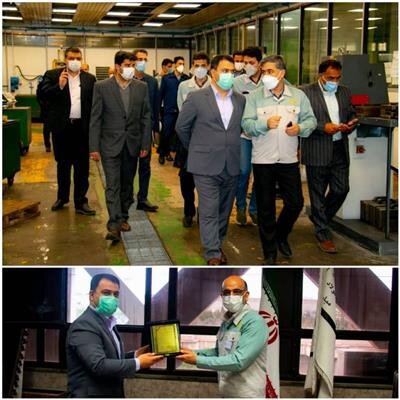 فولادمبارکه واحد تولیدی نمونه استان در سال "جهش تولید" شد