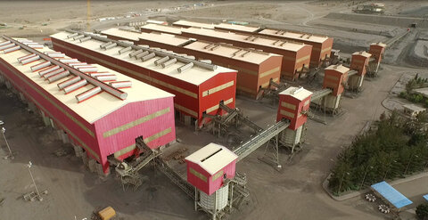 تولید بیش از یک میلیون و ۱۳۹هزارو۴۰۶تن کنسانتره آهن طی یک ماه