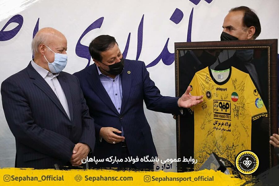 دیدار نوروزی مدیران باشگاه سپاهان با استاندار اصفهان