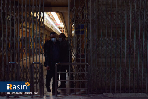 تعطیلی مشاغل و بازار اصفهان