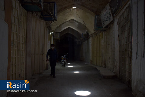 تعطیلی مشاغل و بازار اصفهان