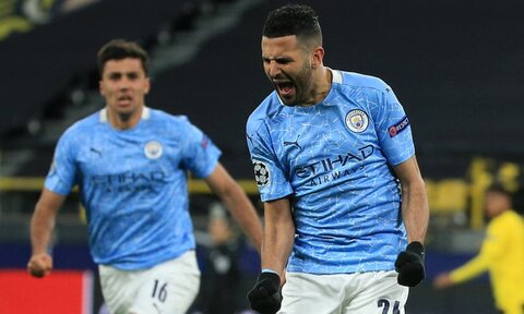 منچسترسیتی با برتری ۱-۲ در آلمان موفق به صعود به نیمه نهایی لیگ قهرمانان شد.