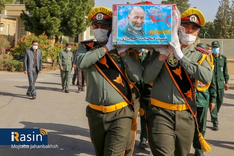 مراسم تشییع پیکر سرلشکر جانبازپاسدار شهید سید محمد حجازی در اصفهان