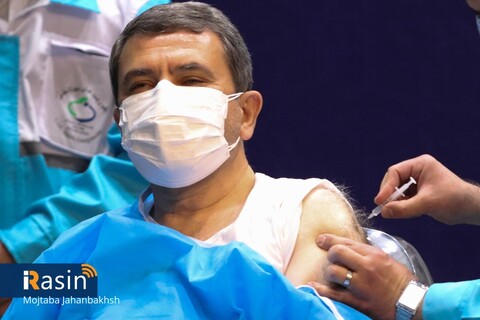 مراسم تزریق نخستین واکسن مشترک ایران و کوبا