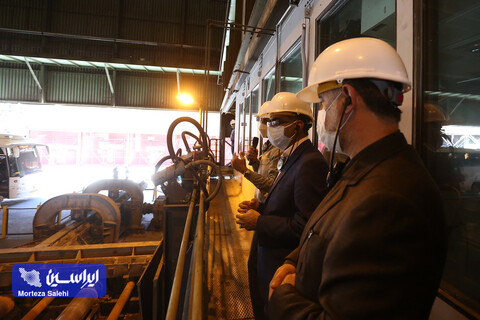بازدید مدیران شرکت ایرانسل از کارخانه فولاد مبارکه