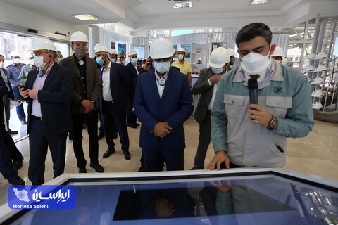 بازدید مدیران شرکت ایرانسل از کارخانه فولاد مبارکه