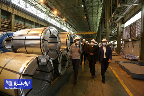 بازدید مدیران شرکت ایرانسل از کارخانه فولاد مبارکه