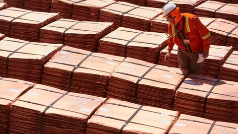 قیمت مس ۱.۸ درصد کاهش یافت