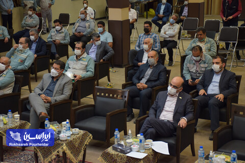 آیین افتتاح و بهره برداری اتصال پل ریلی جدید مجتمع فولاد سبا