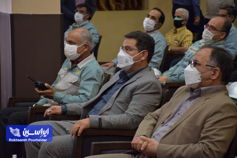 آیین افتتاح و بهره برداری اتصال پل ریلی جدید مجتمع فولاد سبا