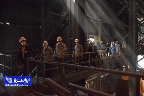 بازدید مدیرعامل شرکت فولاد مبارکه از تعمیرات اساسی برنامه ریزی شده مجتمع فولاد سبا
