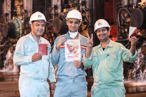 فراهم کردن بستر مشارکت حداکثری کارکنان شرکت فولاد مبارکه در انتخابات روز جمعه