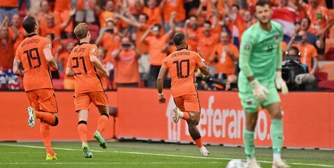 صعود تیم های اتریش و هلند به مرحله یک هشتم نهایی