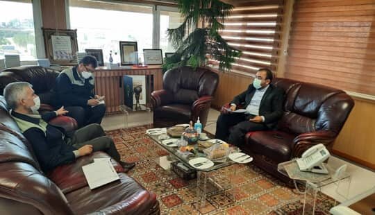 نشست تعاملی مسئولین ذوب آهن اصفهان و نماینده شهرستان لنجان
