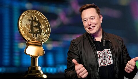 ایلان ماسک با چشم لیزری از بیت‌کوین حمایت کرد
