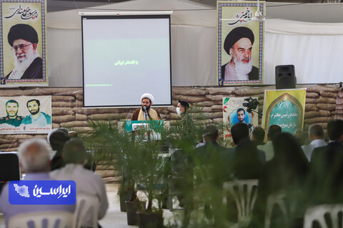 آئین افتتاح سومین ایستگاه واکسیناسیون مشترک شرکت فولاد مبارکه و سپاه صاحب الزمان  در مصلای نماز جمعه رهنان