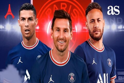 مسی و رونالدو زوج رویایی پاری سن ژرمن