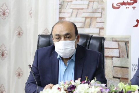 بازدید معاون صنایع عمومی وزیر صمت از نمایشگاه محصولات شرکت آجرنماچین