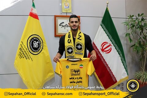 نیما میرزازاد در قفس توری طلایی پوشان