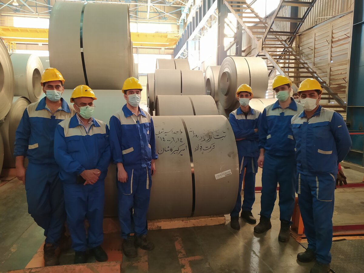 عبور از مرز تولید ۱۲۲۸ تن ورق اسیدشویی شده در روز