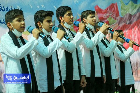 آیین افتتاحیه نمایشگاه دفاع مقدس شرکت فولاد مبارکه با عنوان "در مسیر ایستادگی"