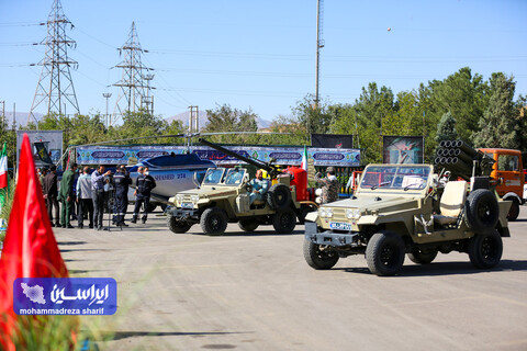 آیین افتتاحیه نمایشگاه دفاع مقدس شرکت فولاد مبارکه با عنوان "در مسیر ایستادگی"