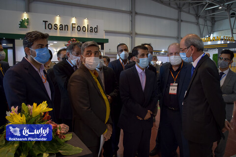 بازدید مدیرعامل شرکت فولاد مبارکه از نمایشگاه بین‌المللی متالکس