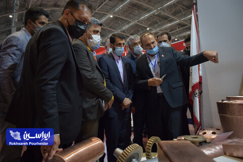 بازدید مدیرعامل شرکت فولاد مبارکه از نمایشگاه بین‌المللی متالکس