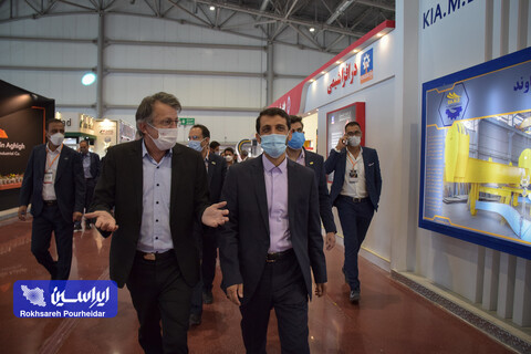 بازدید مدیرعامل شرکت فولاد مبارکه از نمایشگاه بین‌المللی متالکس