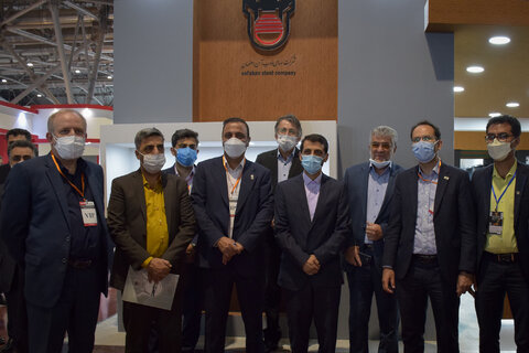 بازدید مدیرعامل شرکت فولاد مبارکه از نمایشگاه بین‌المللی متالکس