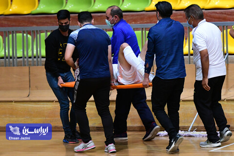 رقابت‌ تیم های فوتسال سپاهان و مس سونگون