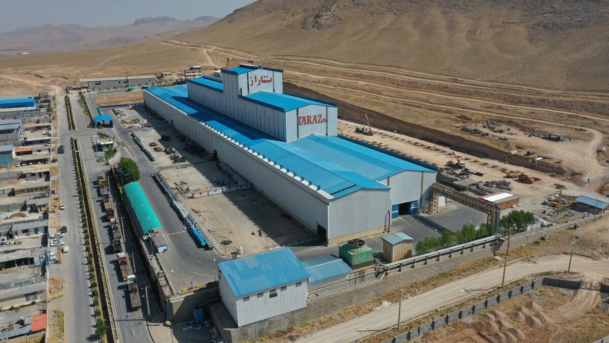 رکورد تولید ماهانه ورق گالوانیزه در فولاد تاراز شکسته شد