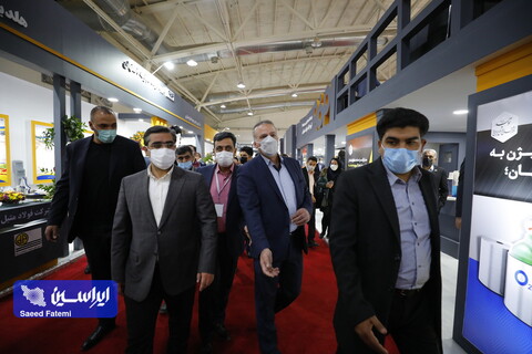 بازدید معاون امور صنایع وزارت صمت از غرفه گروه فولاد مبارکه در هجدهمین نمایشگاه بین‌المللی ایران‌متافو