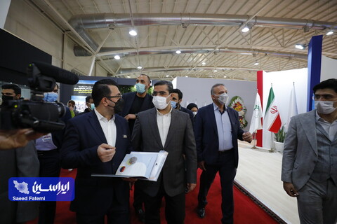 بازدید معاون امور صنایع وزارت صمت از غرفه گروه فولاد مبارکه در هجدهمین نمایشگاه بین‌المللی ایران‌متافو