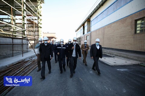 بازدید مدیرعامل مپنا از فولاد مبارکه