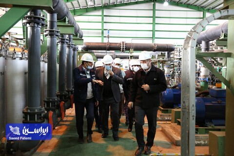 بازدید مدیرعامل مپنا از فولاد مبارکه