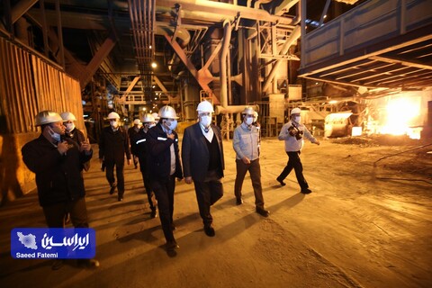 بازدید رئیس هیأت‌مدیره و مدیرعامل گروه مپنا از شرکت فولاد مبارکه