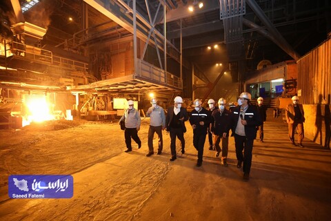 بازدید مدیرعامل مپنا از فولاد مبارکه