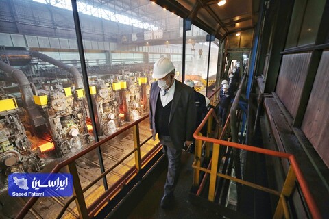 بازدید مدیرعامل مپنا از فولاد مبارکه