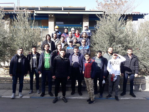 بازدید دانشجویان متالورژی دانشگاه علم و صنعت از شرکت ایران ذوب