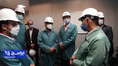 بازدید رئیس هیات عامل ایمیدرو و رئیس هیات مدیره فولاد مبارکه از فولاد هرمزگان