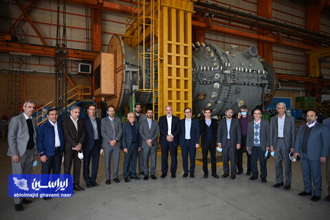 مراسم تحویل سری نخست لوکوموتیوهای شرکت فولاد مبارکه