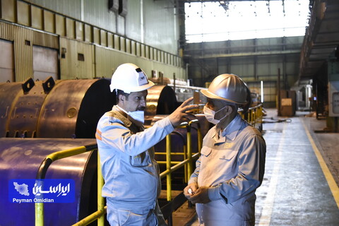 دیدار نوروزی معاون بهره‌برداری و معاون سرمایه‌‌های انسانی شرکت فولاد مبارکه به همراه مدير فولاد سبا