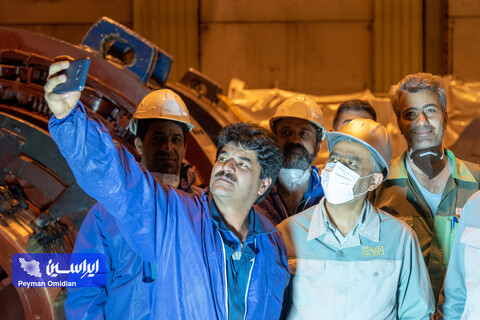 دیدار نوروزی معاون بهره‌برداری و معاون سرمایه‌‌های انسانی شرکت فولاد مبارکه به همراه مدير فولاد سبا