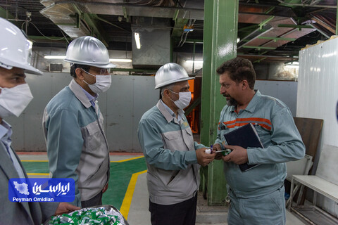 دیدار نوروزی معاون بهره‌برداری و معاون سرمایه‌‌های انسانی شرکت فولاد مبارکه به همراه مدير فولاد سبا