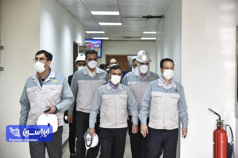 دیدار نوروزی معاون بهره‌برداری و معاون سرمایه‌‌های انسانی شرکت فولاد مبارکه به همراه مدير فولاد سبا